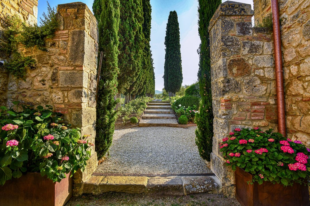 Entrance to our Villa in Tuscany