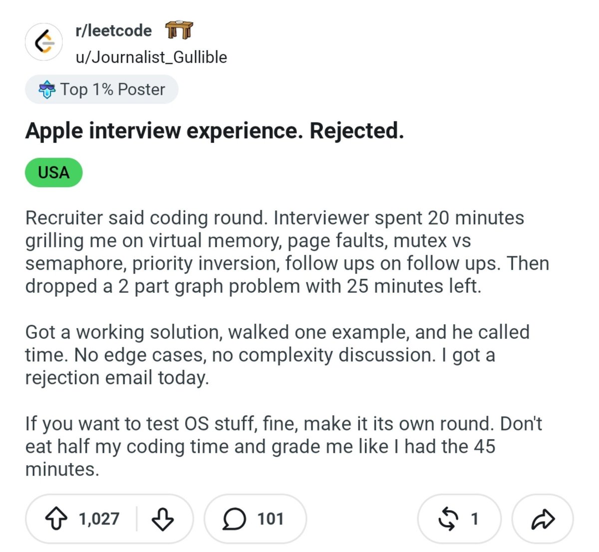the tech hiring process is genuinely broken