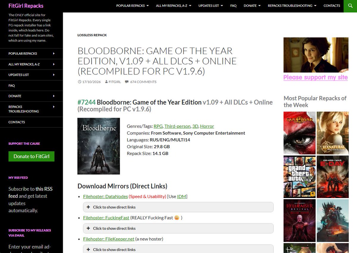 you all it happened, bloodborne on PC